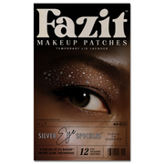 Fazit Faux Freckles Silver naklejki - srebrne brokatowe piegi plastry do makijażu