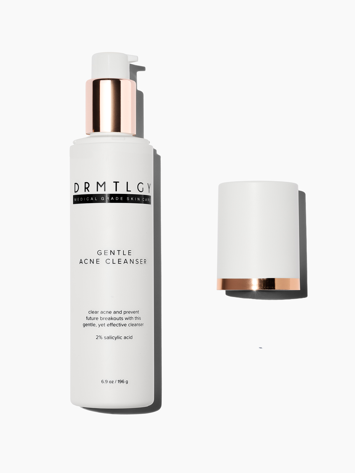 DRMTLGY Gentle Acne Cleanser - żel oczyszczający do twarzy z kwasem salicylowym 2% przeciw trądzikowi 196 ml
