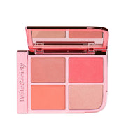 Polite Society Go Flush Yourself! Face Palette - paleta do twarzy z różami i rozświetlaczem 12 g