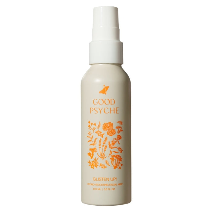 Good Psyche Glisten Up! Facial Mist - rozświetlająca mgiełka nawilżająca z grzybem śnieżnym 100 ml