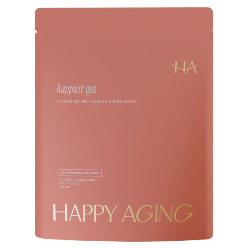 Happiest Gut Electrolytes Strawberry Lemonade - Electrolytes with Probiotics and Hyaluronic Acid 12 servings 103.2 g