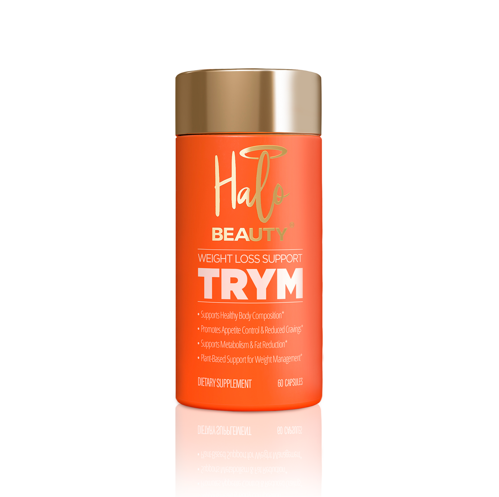 Halo Beauty Weight Loss Support TRYM - roślinne kapsułki wspomagające odchudzanie i kontrolę apetytu 60 kaps.