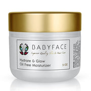 Babyface Hydrate & Glow Oil Free Moisturizer - bezolejowy krem nawilżająco-rozświetlający do twarzy z Panthenol B5 i kwasem hialuronowym 147 ml
