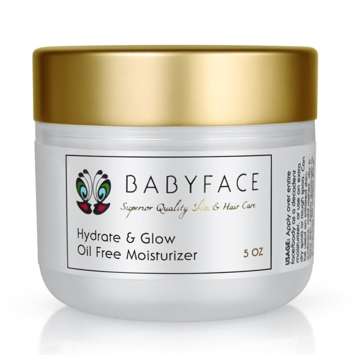 Babyface Hydrate & Glow Oil Free Moisturizer - bezolejowy krem nawilżająco-rozświetlający do twarzy z Panthenol B5 i kwasem hialuronowym 147 ml