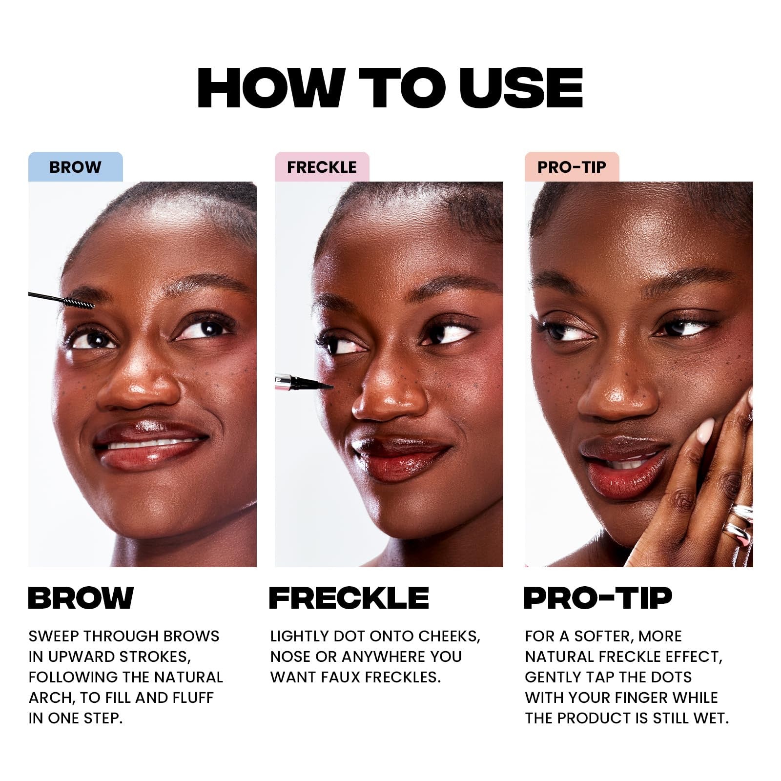 Sacheu Brow & Freckle STAY-N® - dwustronny pisak do brwi i piegów 2 w 1