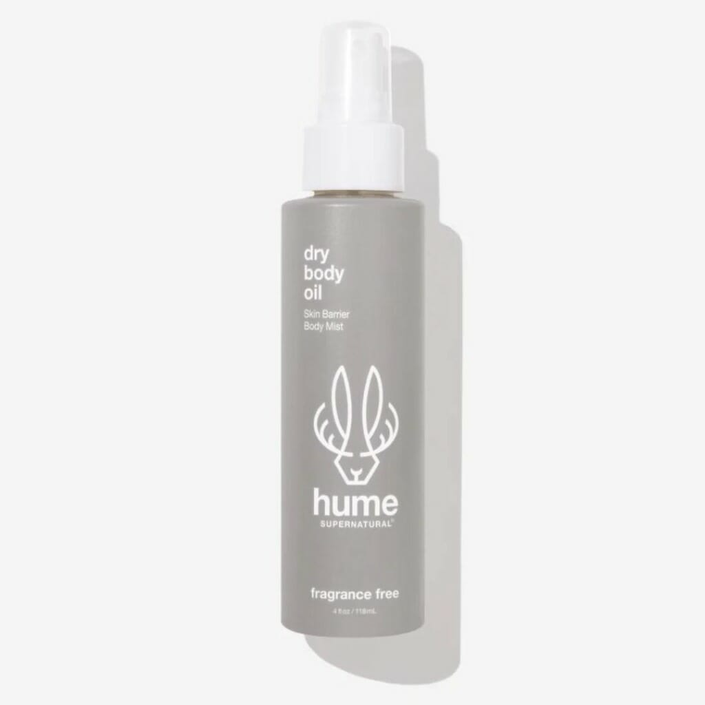 Hume Supernatural Dry Body Oil Spray Desert Bloom – Amber Woods - nawilżający suchy olejek do ciała w mgiełce 118 ml