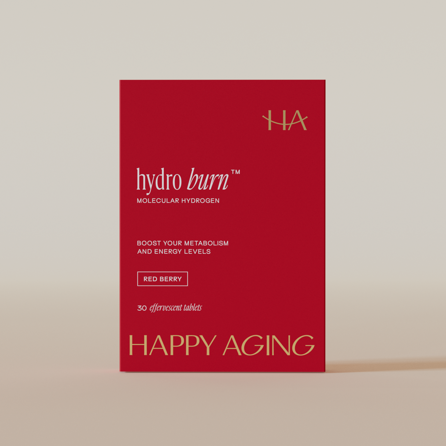 Happy Aging Hydro Burn Molecular Hydrogen H2 Tabletki - suplement z wodorem molekularnym wspierający metabolizm