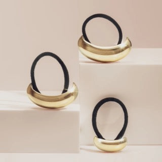 Kitsch Gold Metal Cloud Cuff  - złota metalowa spinка do włosów w kształcie chmurki