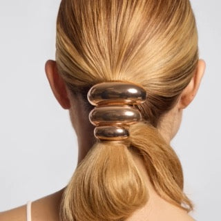 Kitsch Gold Metal Cloud Cuff  - złota metalowa spinка do włosów w kształcie chmurki