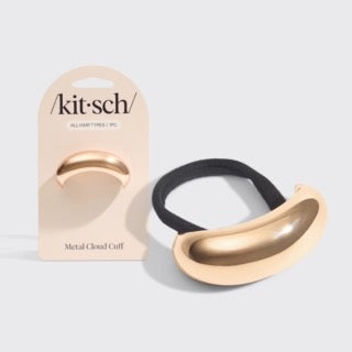 Kitsch Gold Metal Cloud Cuff  - złota metalowa spinка do włosów w kształcie chmurki