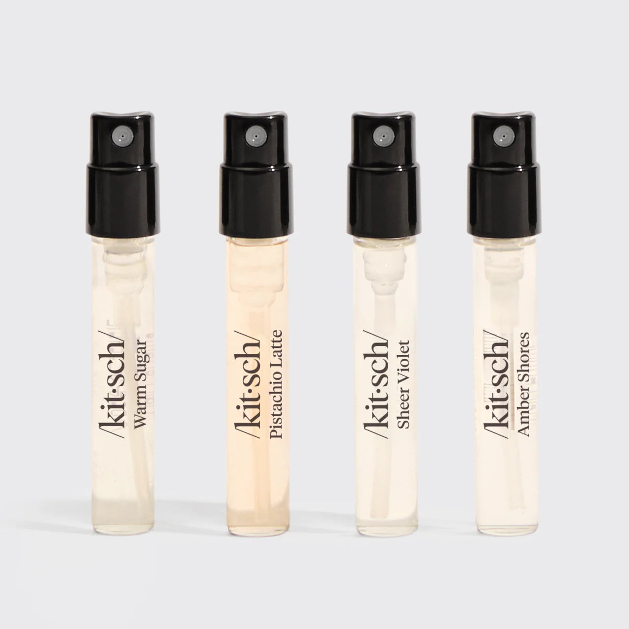 Kitsch Hair & Body Perfume Mist Discovery Set Bundle - zestaw odkrywczy miniaturowych perfum do włosów i ciała 6 ml
