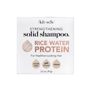 Kitsch Rice Water Protein Shampoo Bar - wzmacniający szampon w kostce z hydrolizowanym białkiem ryżu 91 g | Ellemania