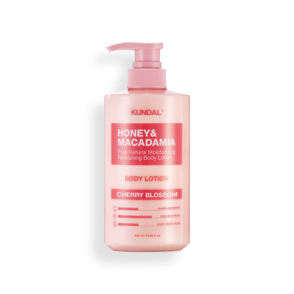 Kundal Honey & Macadamia Refreshing Body Lotion White Musk - odświeżający balsam do ciała z olejkiem macadamia 500 ml