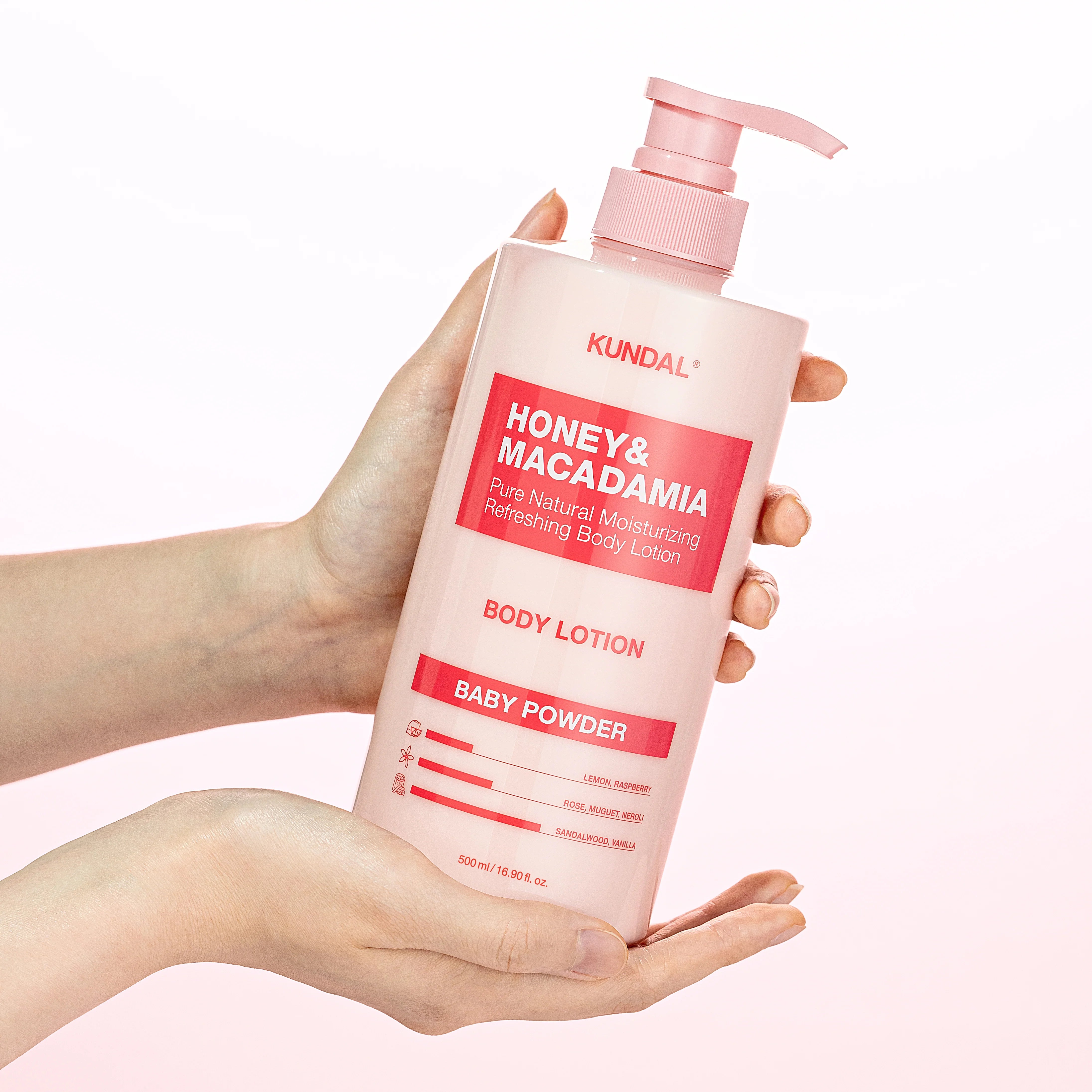 Kundal Honey & Macadamia Refreshing Body Lotion White Musk - odświeżający balsam do ciała z olejkiem macadamia 500 ml