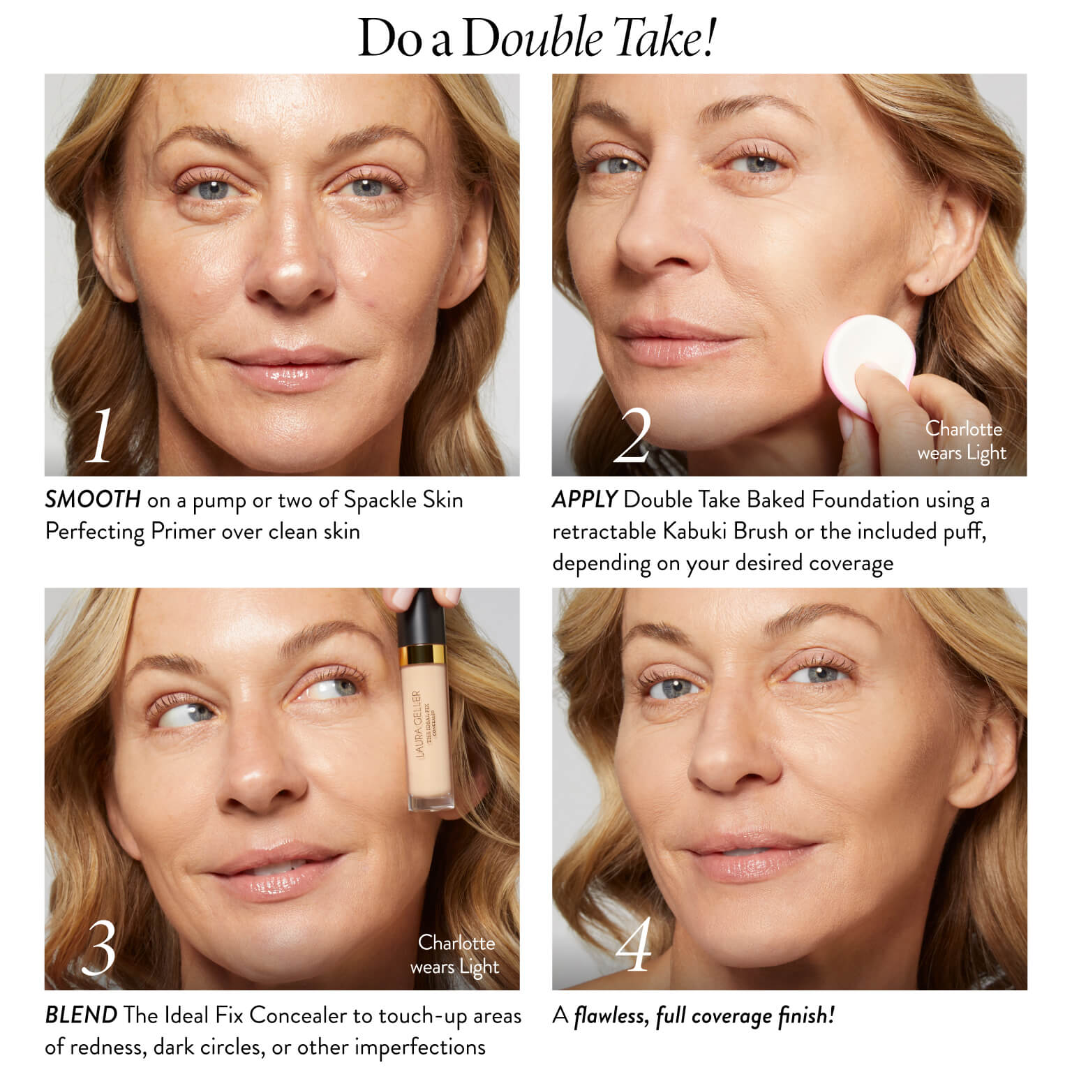 Laura Geller Double Take Baked Versatile Powder Foundation
