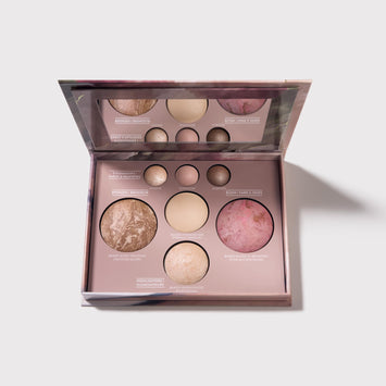 Laura Geller The Best of the Best Baked Face Palette Tuscan Dreams - paleta do makijażu twarzy i oczu z bronzerem, rozświetlaczem i cieniami