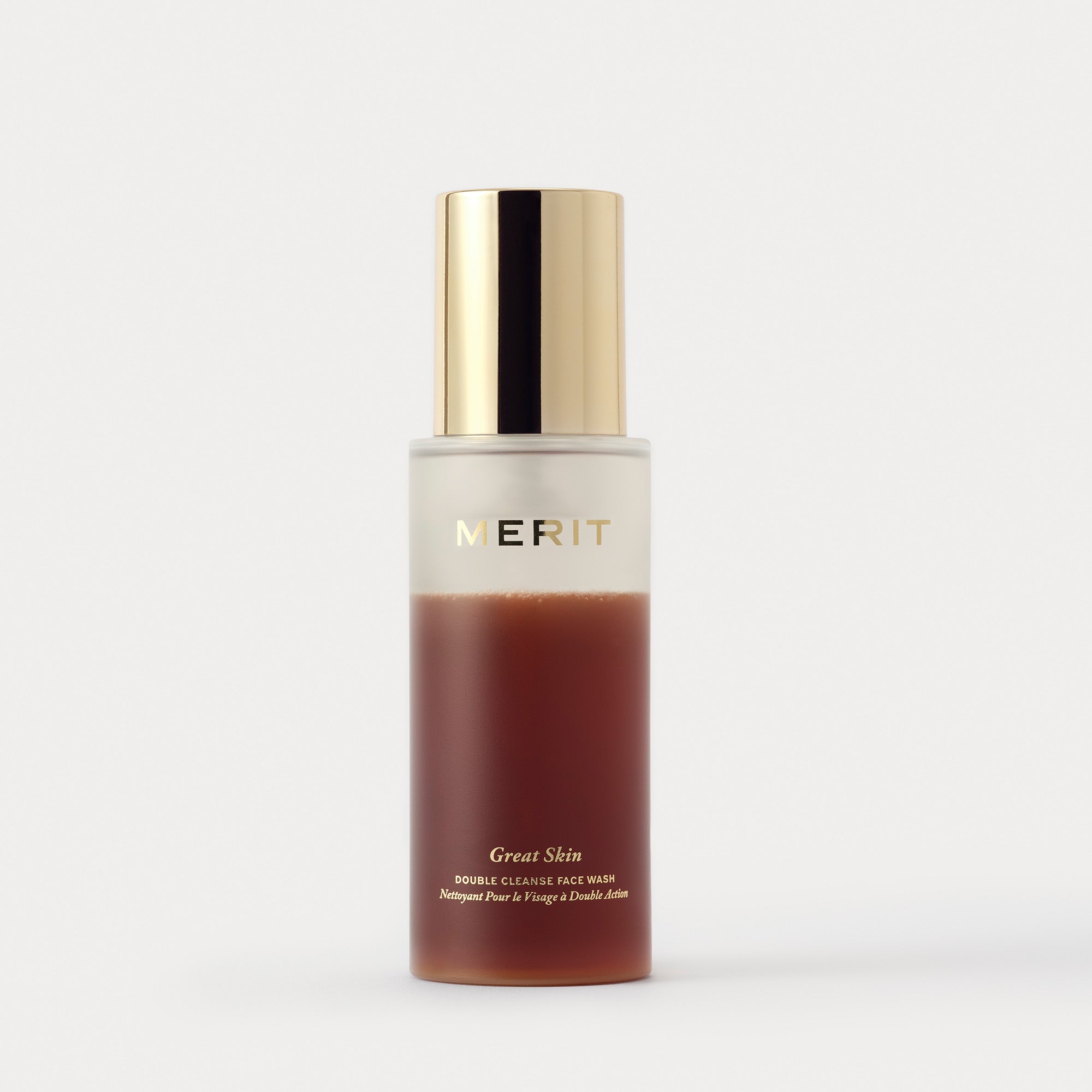 Merit Great Skin Double Cleanse - dwufazowy pieniący się płyn do demakijażu z PHA 150 ml
