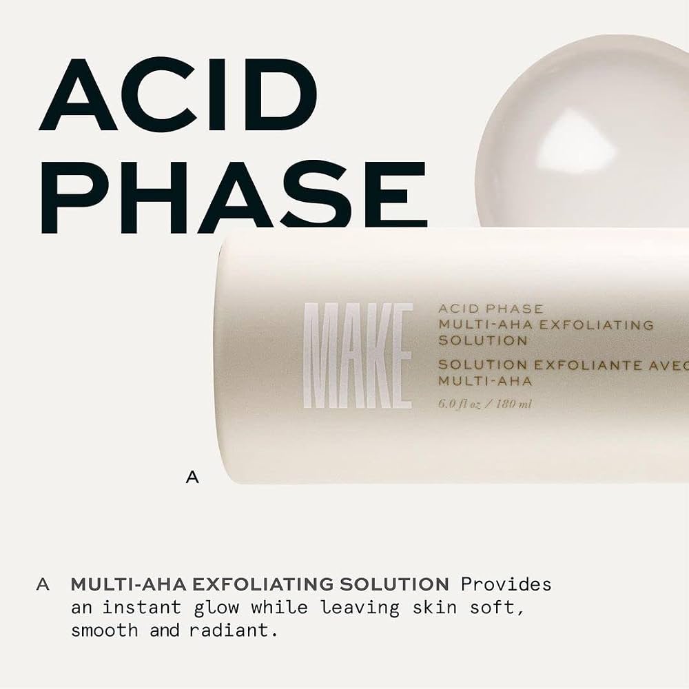 Make Beauty Acid Phase Multi AHA - złuszczająca emulsja do twarzy z kwasami 180 ml