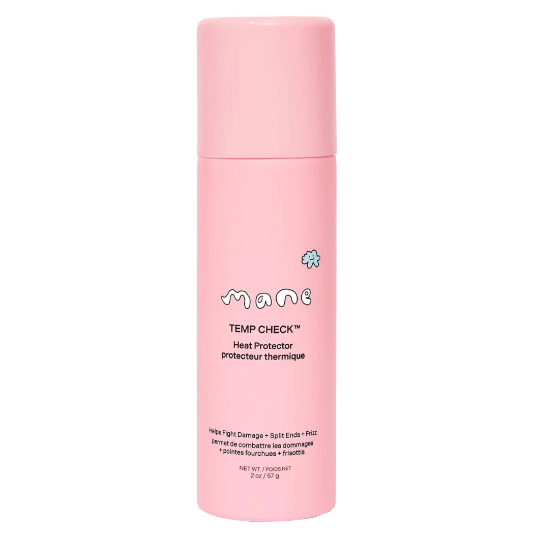 Mane Temp Check Heat Protector Spray - suchy spray termoochronny do włosów z panthenolem i peptydami owsa