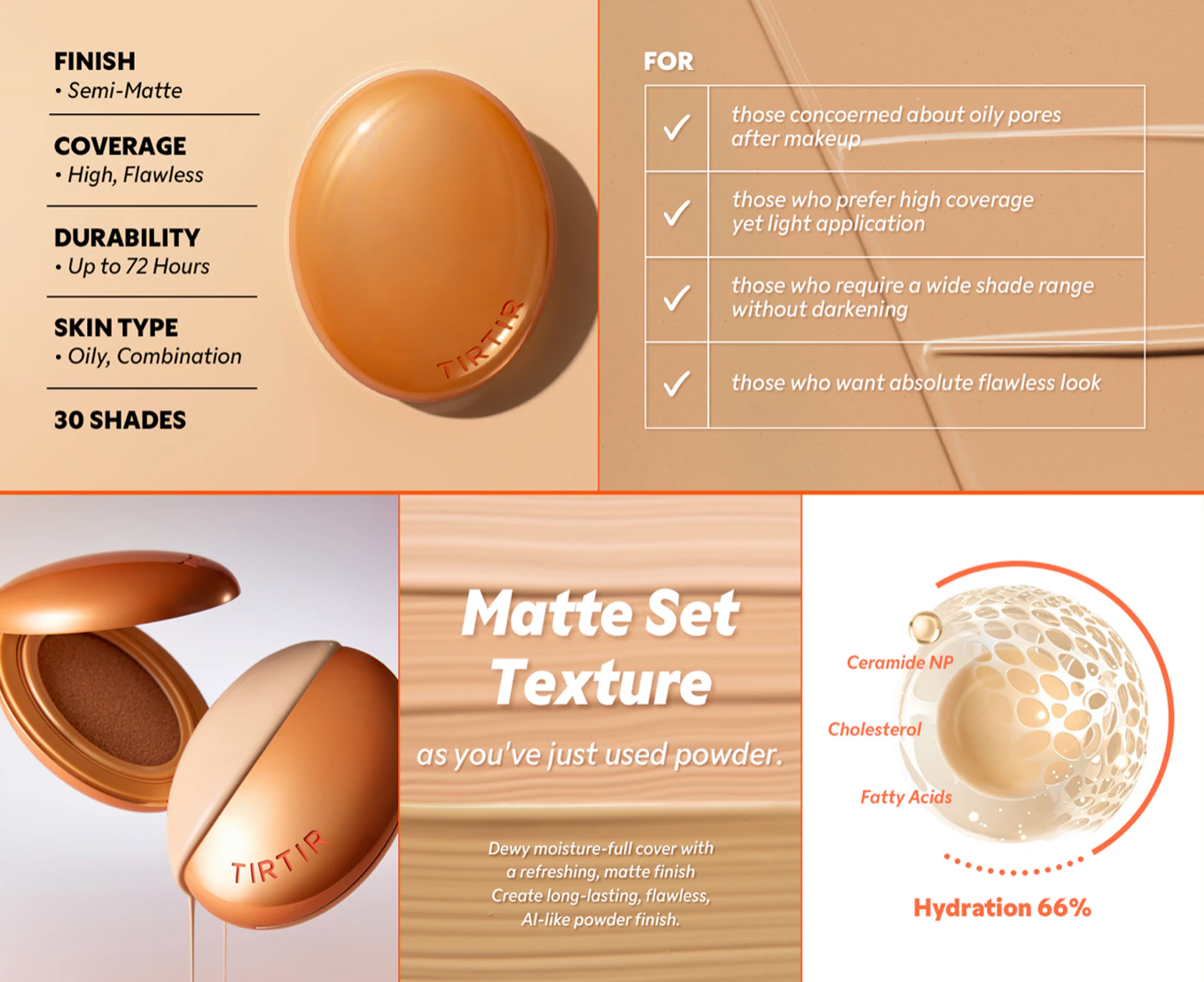 TIRTIR Mask Fit AI Cushion Filter Podkład do Twarzy SPF30 18g