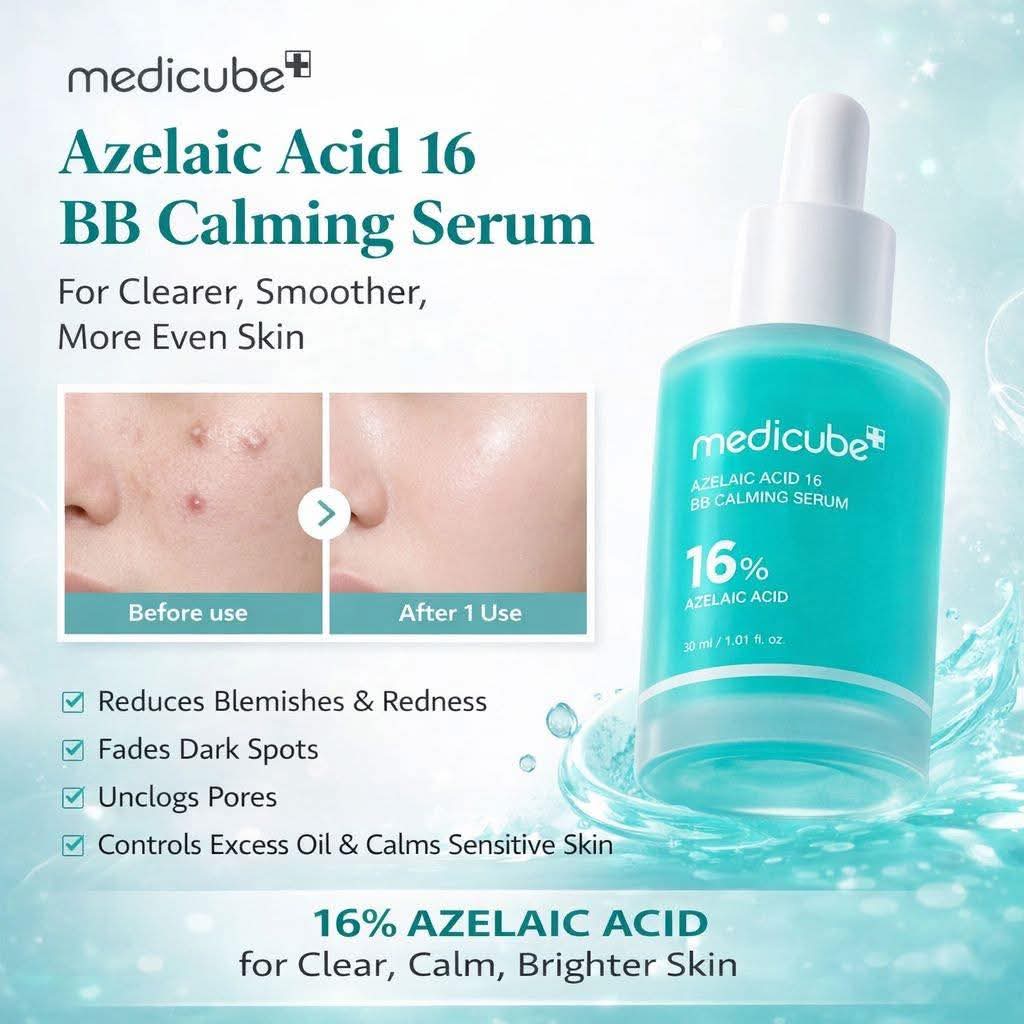 Medicube Azelaic Acid 16 BB Calming Serum - na pory i zaskórniki 30 ml