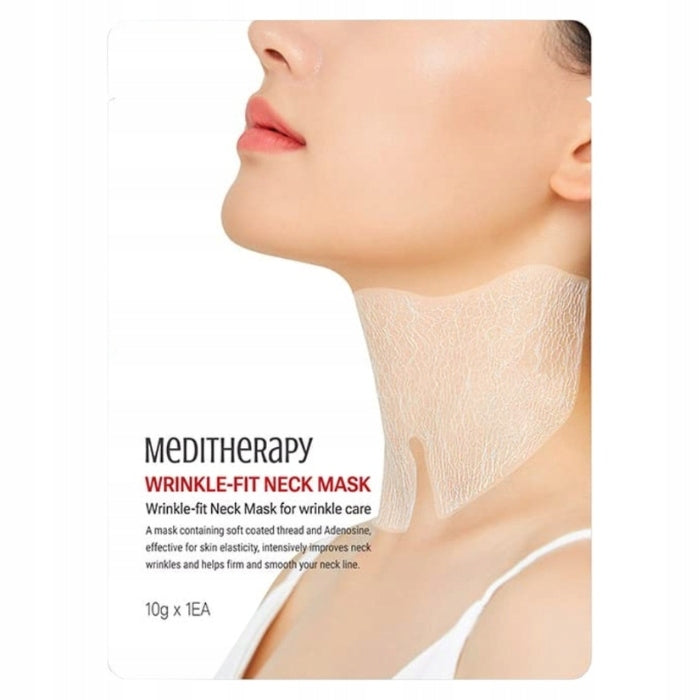 Meditherapy Wrinkle Fit Neck Mask — Liftingująca maska na szyję z igłami kolagenowymi