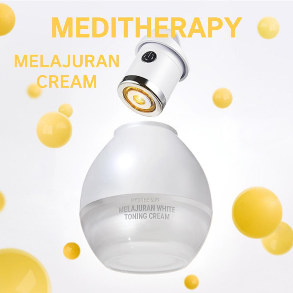 Meditherapy Melajuran Tone Up Device & Cream Set - zestaw rozjaśniający z kremem i urządzeniem EMS