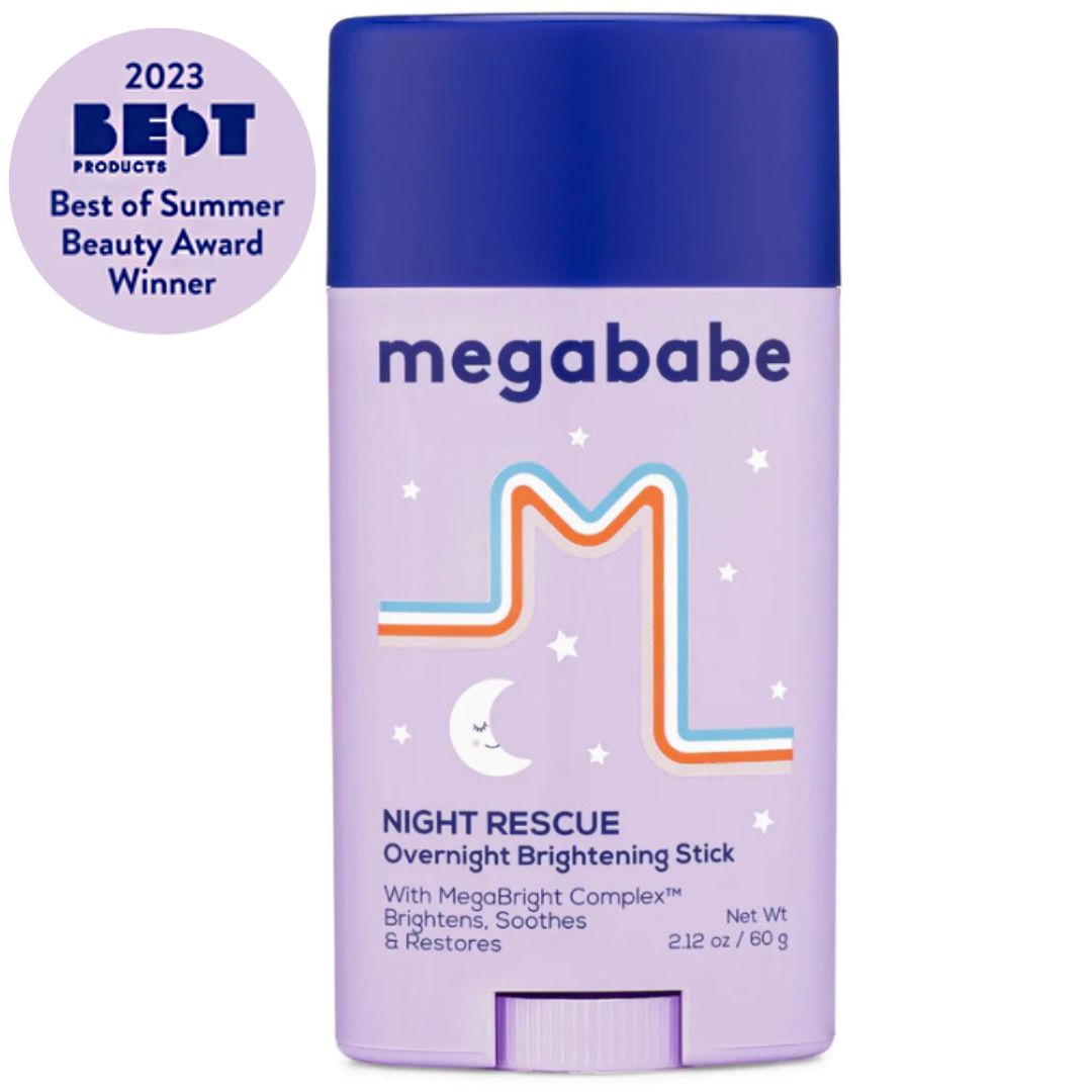 Megababe Night Rescue Overnight Brightening Stick - rozjaśniający sztyft na przebarwienia z MegaBright Complex™ 60 g