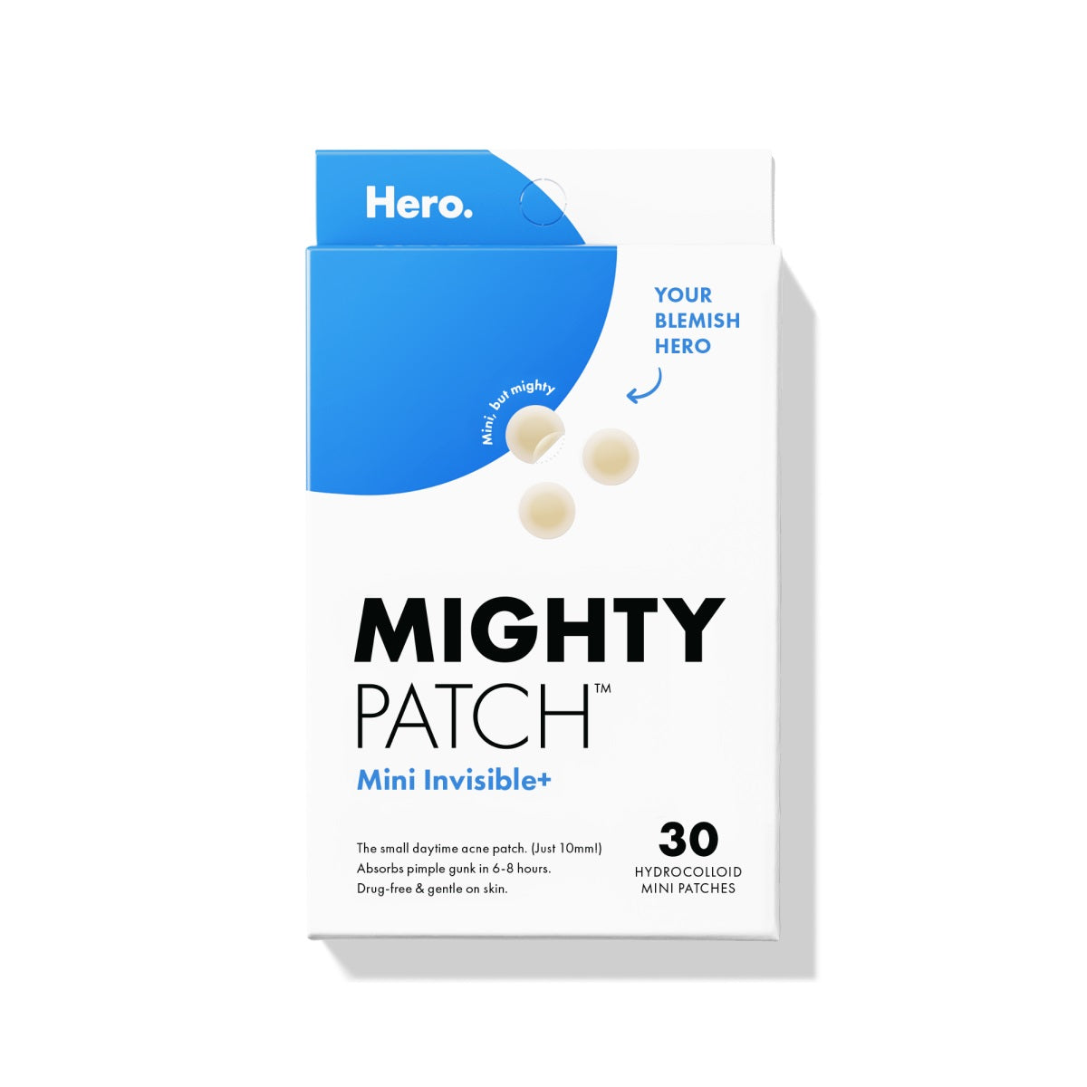 Hero Mighty Patch Invisible+ Patch - niewidoczne dzienne plastry na wypryski z hydrokoloidem