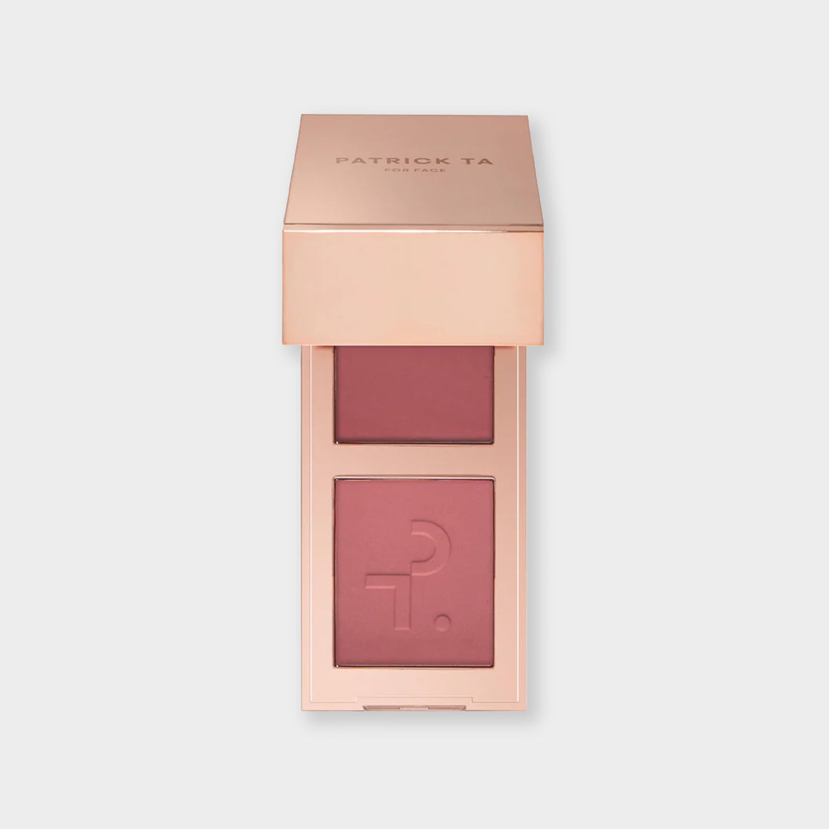 Patrick Ta Mini Major Headlines Double-Take Crème & Powder Blush Duo She Goes to the Gym - otwarty kompakt mini z różem w kremie i pudrze | Ellemania