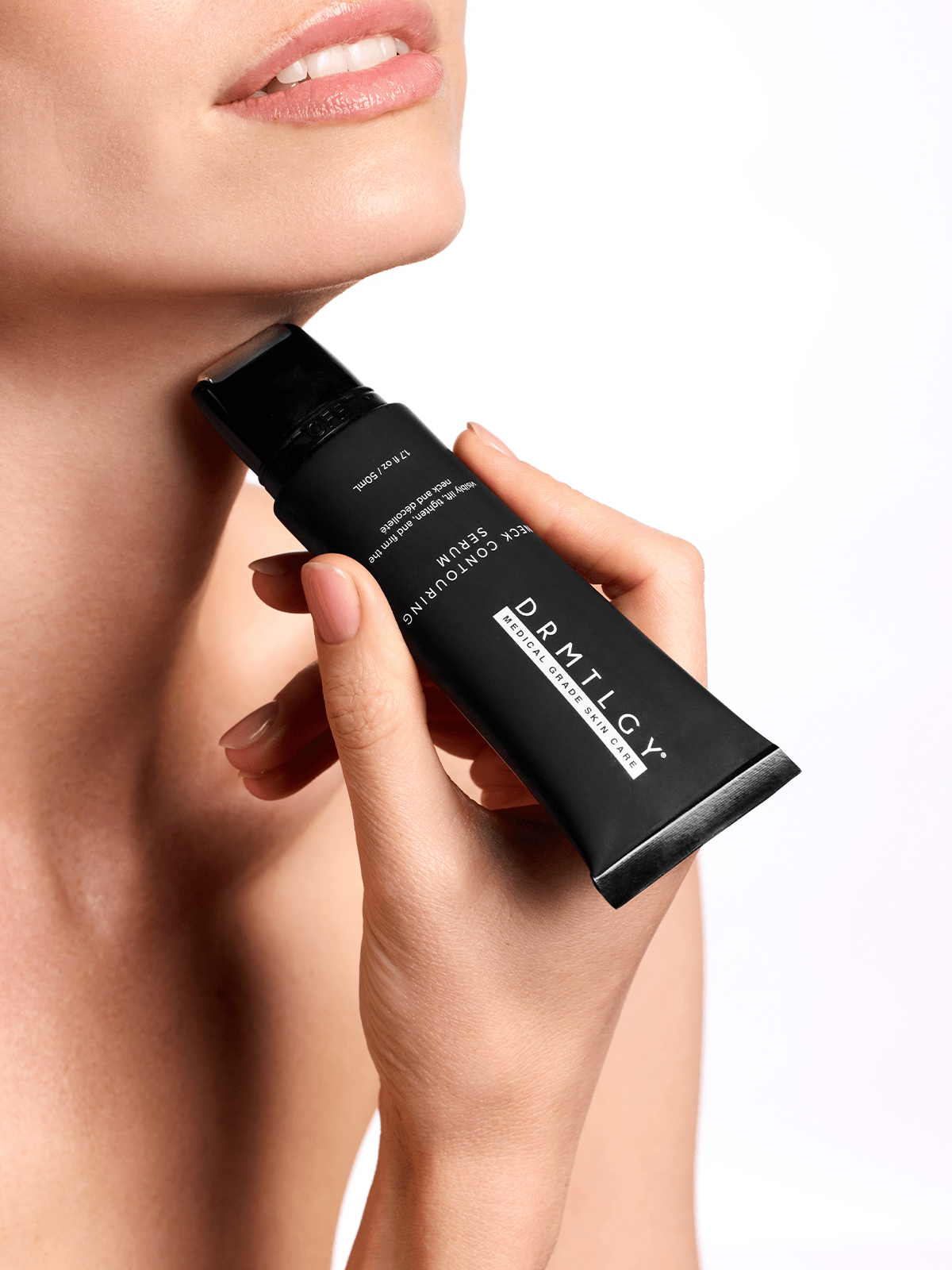 DRMTLGY Neck Contouring Serum - liftingujące serum do szyi i dekoltu z peptydami i ceramidami 80 g