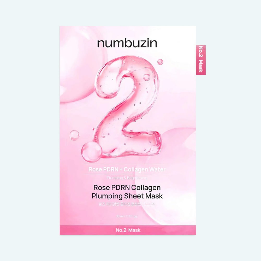 Numbuzin No.2 Rose PDRN Overnight Collagen Mask — Regenerująca maska na noc z kolagenem