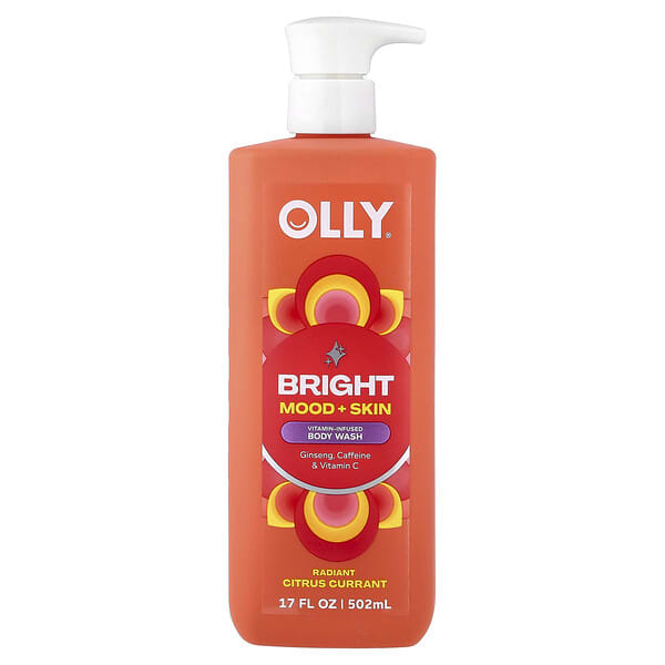 OLLY Bright Mood + Skin Body Wash - żel pod prysznic z witaminowym kompleksem rozjaśniającym
