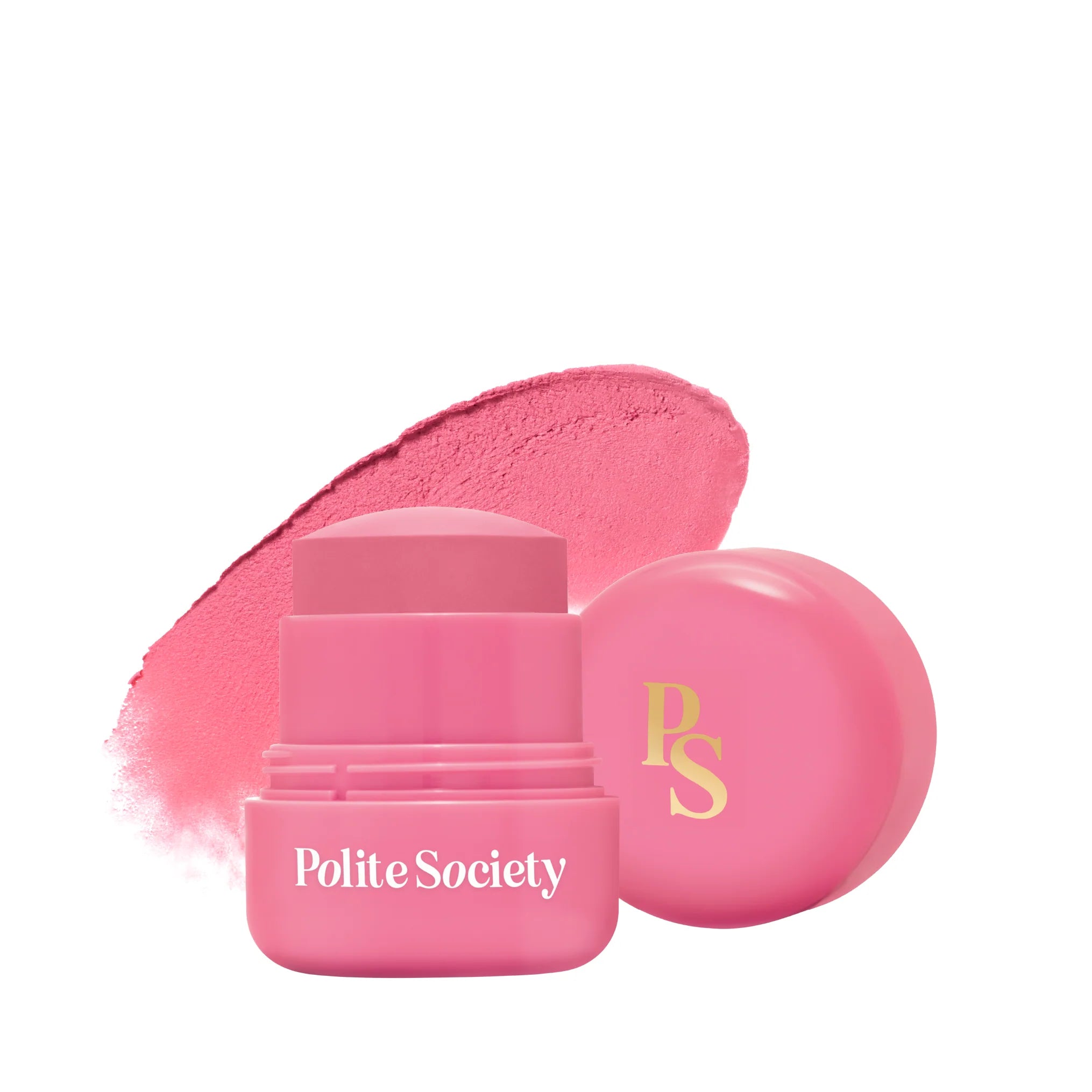 Polite Society Go Flush Pops Powder Blush Stick - różowy pudrowy róż w sztyfcie o hybrydowej formule 9 g