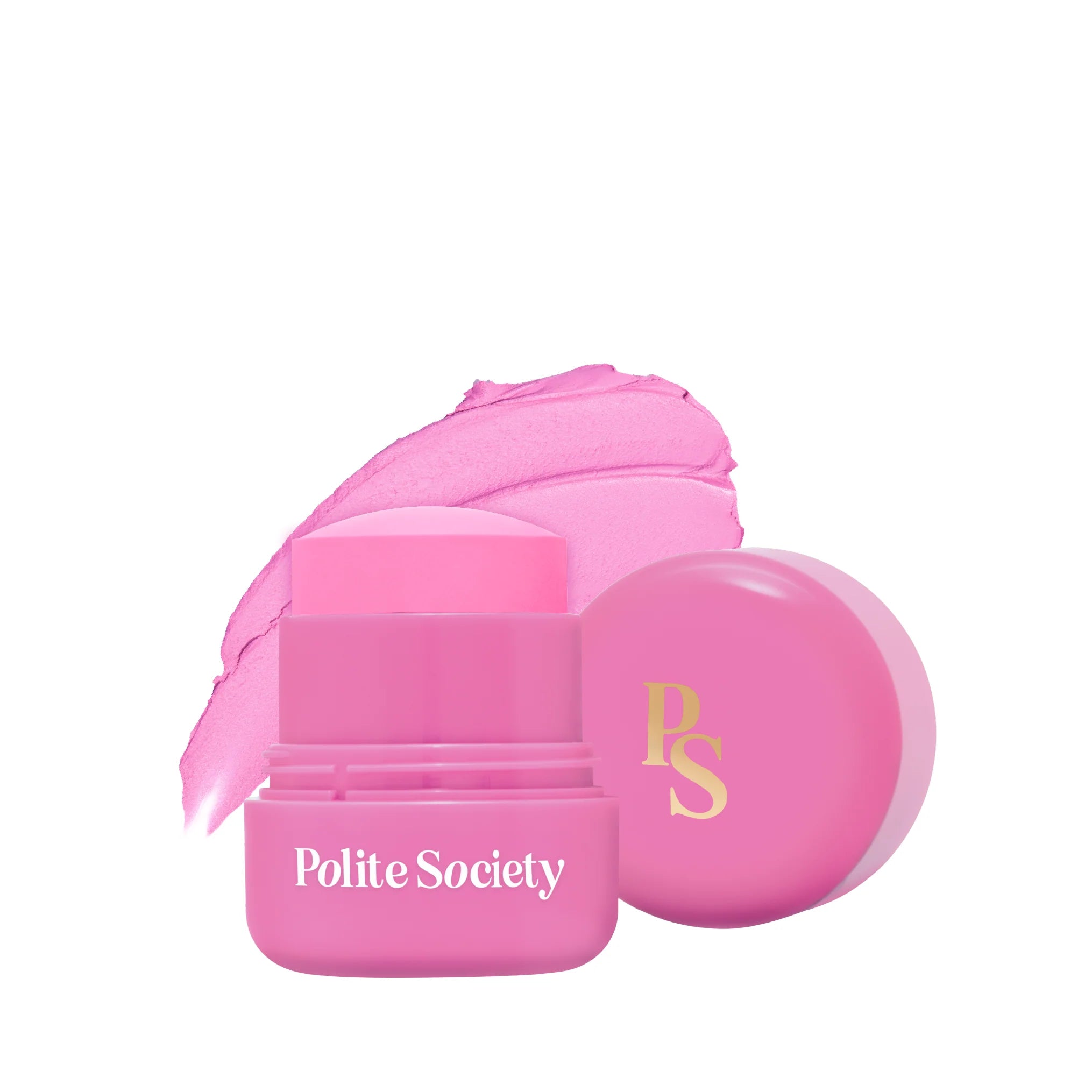 Polite Society Go Flush Pops Powder Blush Stick - różowy pudrowy róż w sztyfcie o hybrydowej formule 9 g