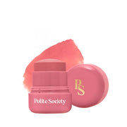 Polite Society Go Flush Pops Powder Blush Stick - różowy pudrowy róż w sztyfcie o hybrydowej formule 9 g