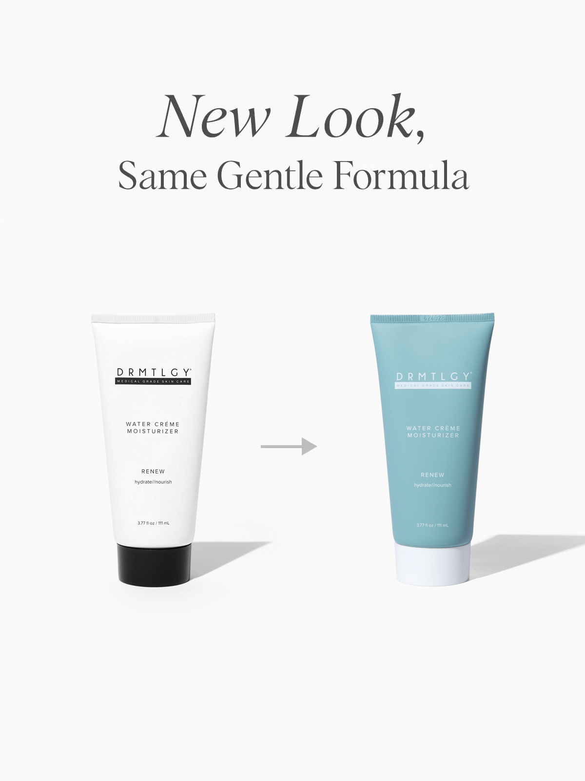 DRMTLGY Water Creme Moisturizer - lekki beztłuszczowy krem nawilżający do twarzy z kwasem hialuronowym 111 ml