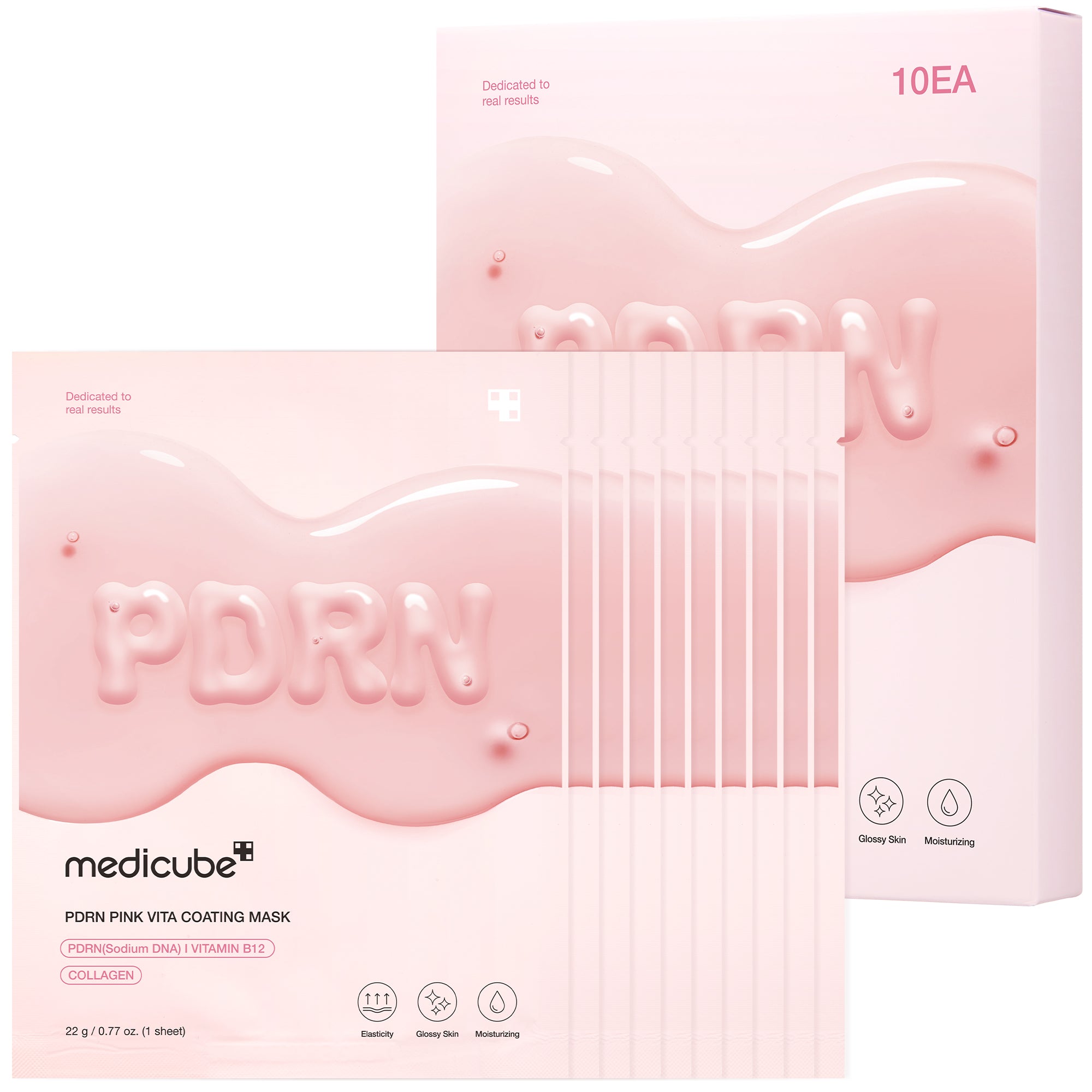 Medicube PDRN Vita Mask Brightening and Glow Effect Facial Mask 22 ml
