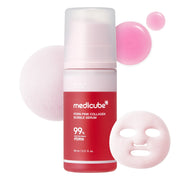Medicube PDRN Pink Collagen Bubble Serum - rozświetlające serum ujędrniające w formie bąbelkowej do twarzy 95 ml