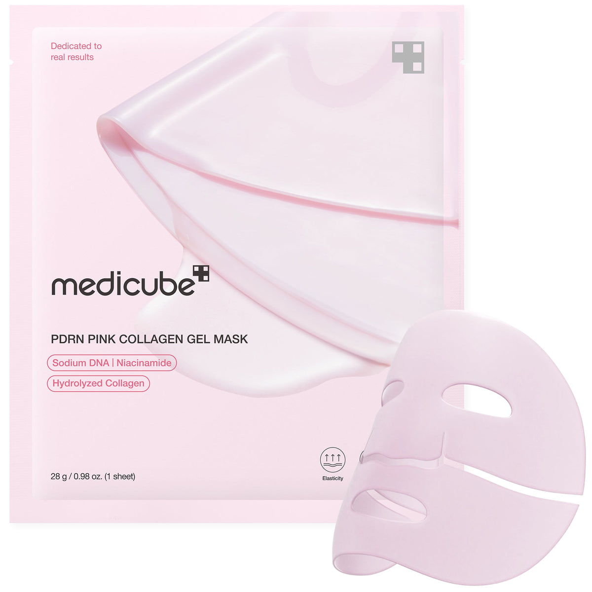 Medicube Salmon PDRN Pink Collagen Jelly Gel Mask - różowa saszetka z płachtą hydrożelową | Ellemania