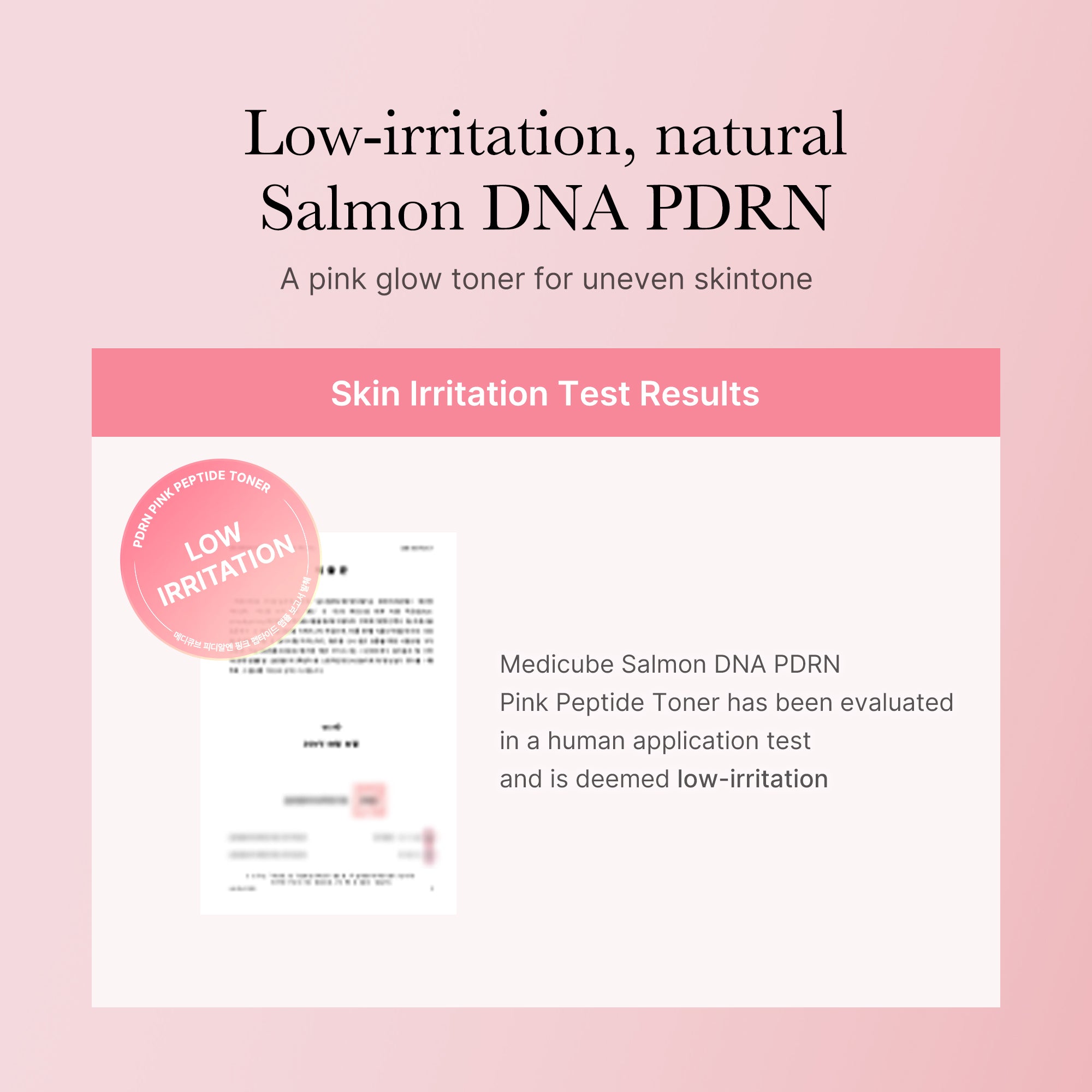 Medicube PDRN Pink Peptide Toner - rozświetlający tonik z PDRN i peptydami 250 ml