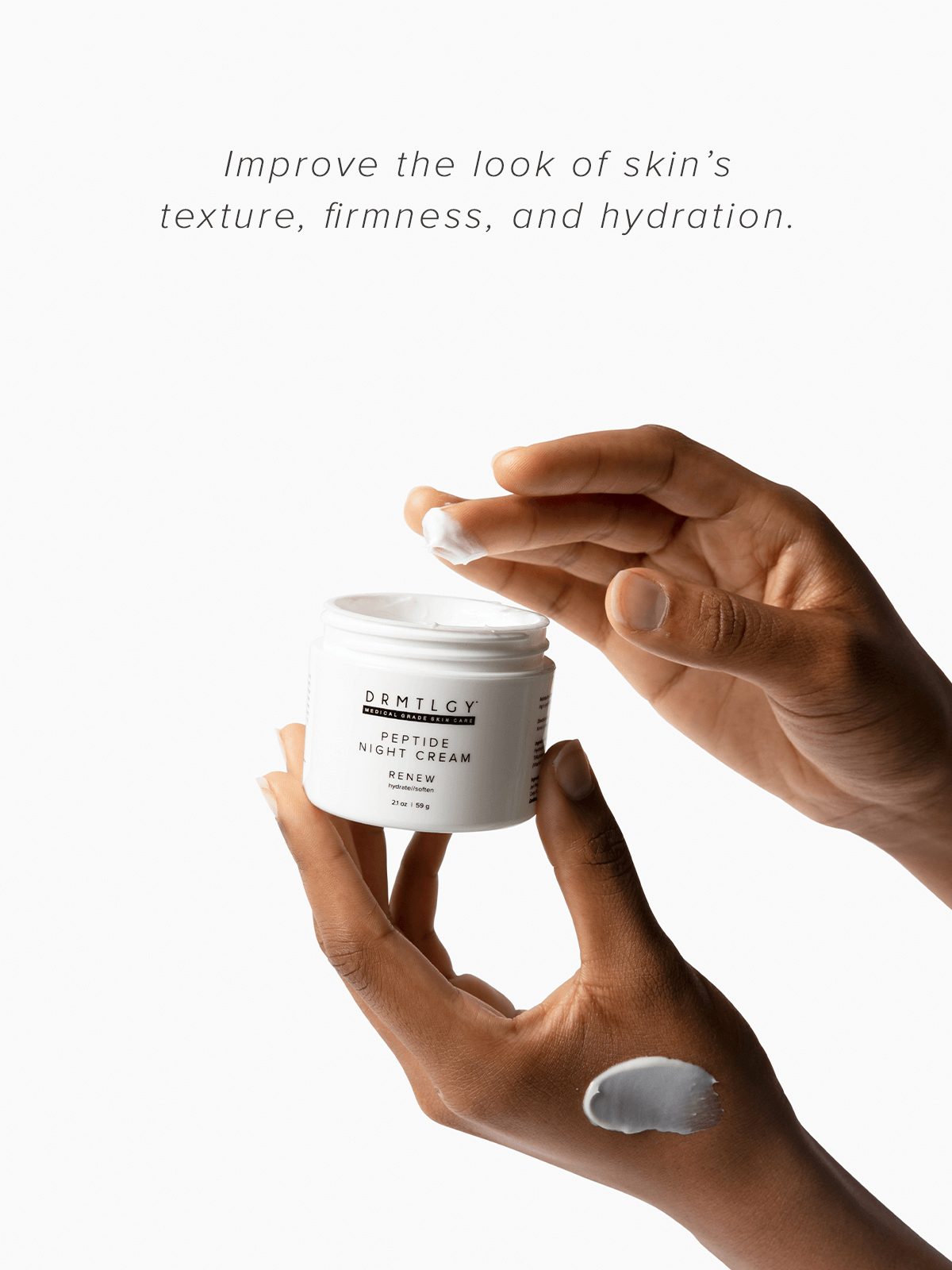 DRMTLGY Peptide Night Cream - przeciwstarzeniowy krem na noc z peptydami i ceramidami CeraPep™ 59 ml