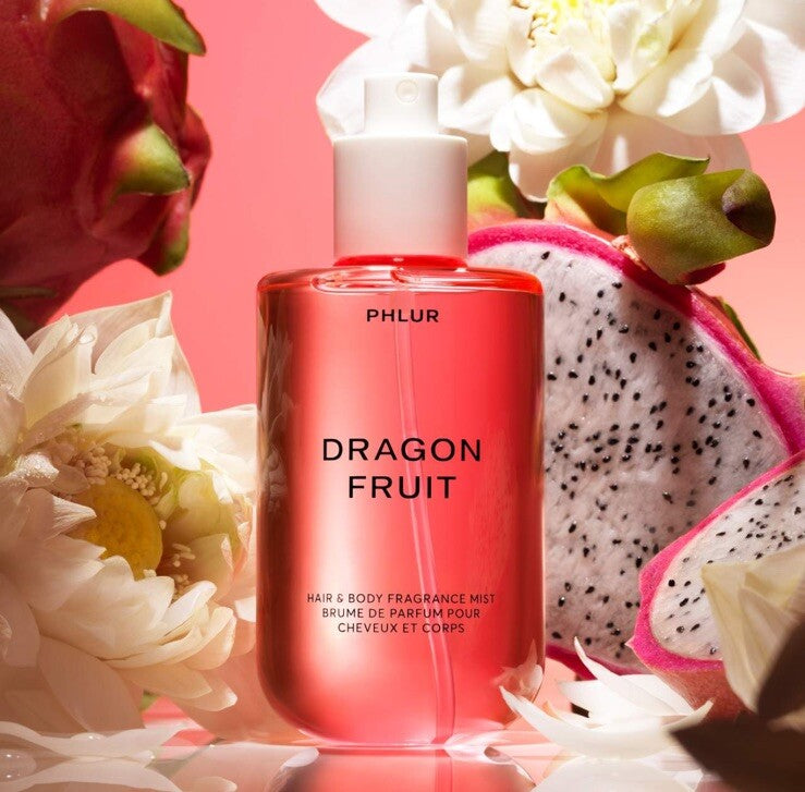 Phlur Dragon Fruit Body & Hair Mist - owocowo-kwiatowa mgiełka zapachowa do ciała i włosów