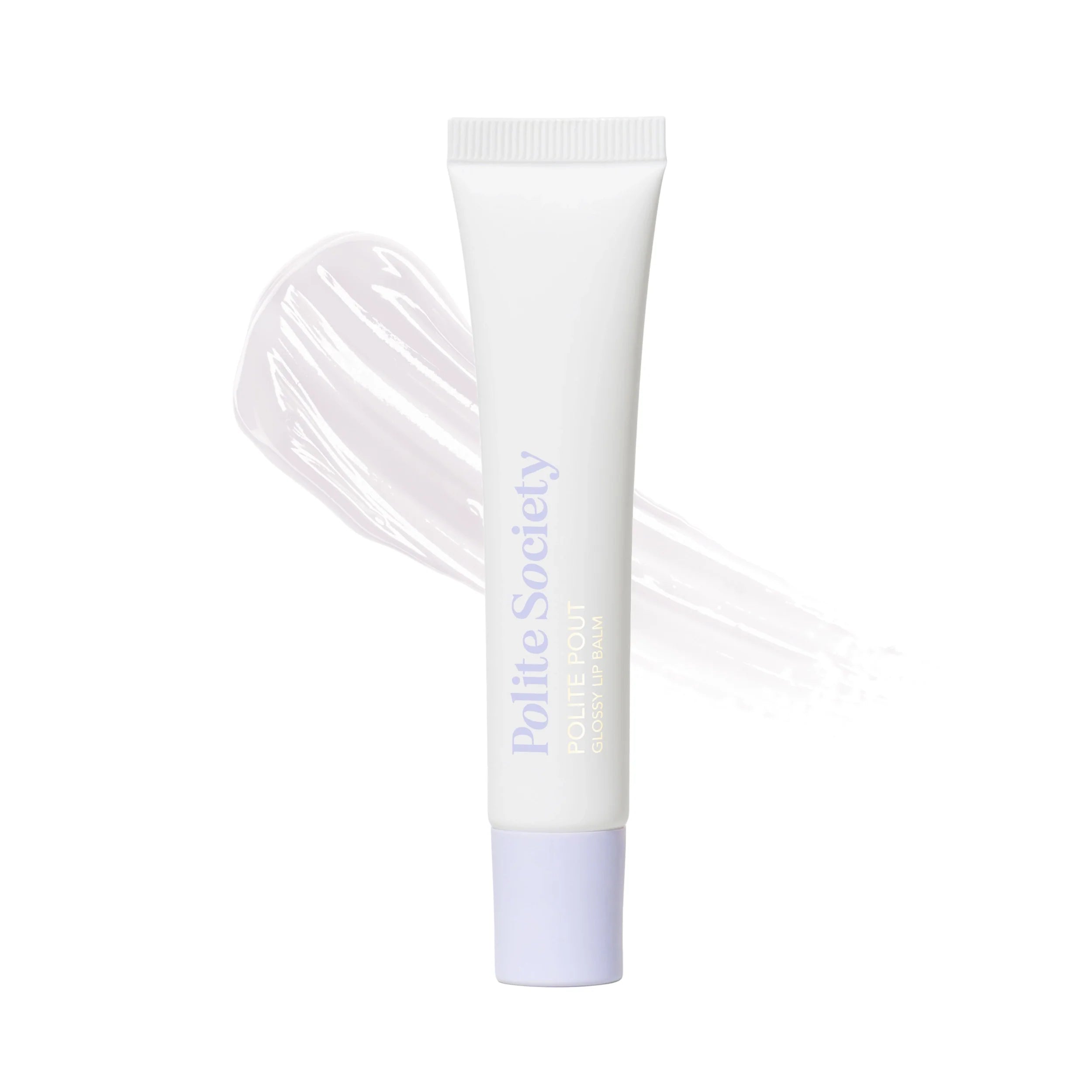 Polite Society Polite Pout Glossy Lip Balm - błyszczący balsam do ust z olejkami w odcieniu mauve berry