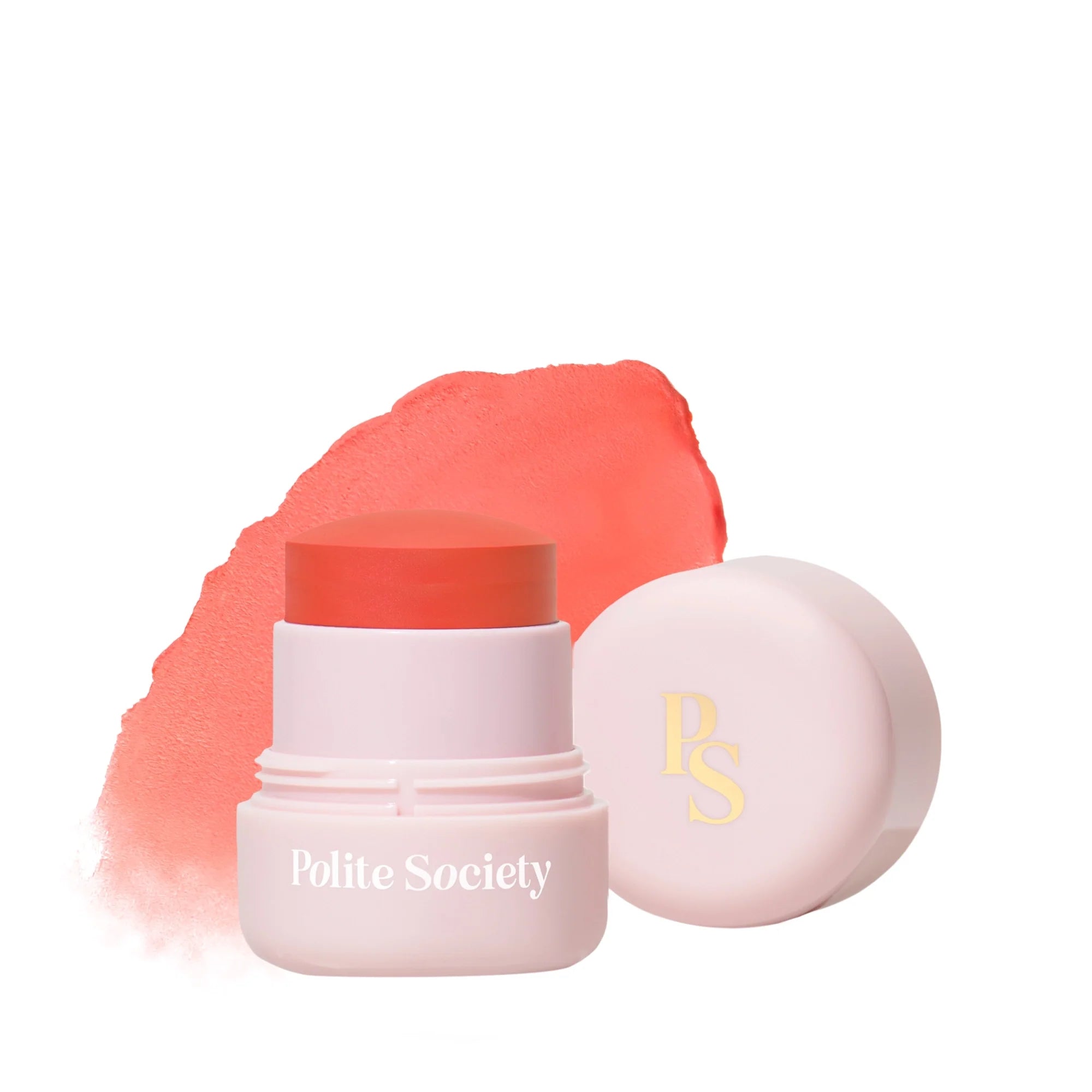 Polite Society Go Flush Pops Powder Blush Stick - różowy pudrowy róż w sztyfcie o hybrydowej formule 9 g