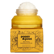 Poppy & Pout Sweet Mint Exfoliating Lip Scrub - natural lip scrub with mint oil 21.5 g