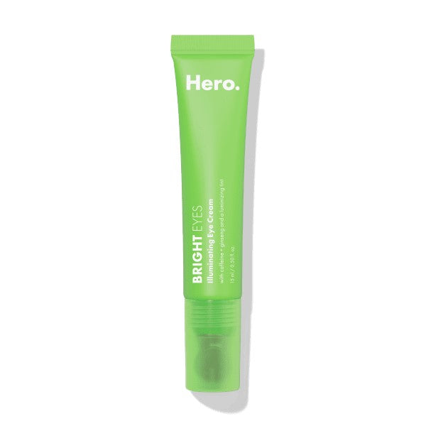 Hero Cosmetics Bright Eyes Illuminating Eye Cream - rozświetlający krem pod oczy z niacynamidem i kofeiną 15 ml