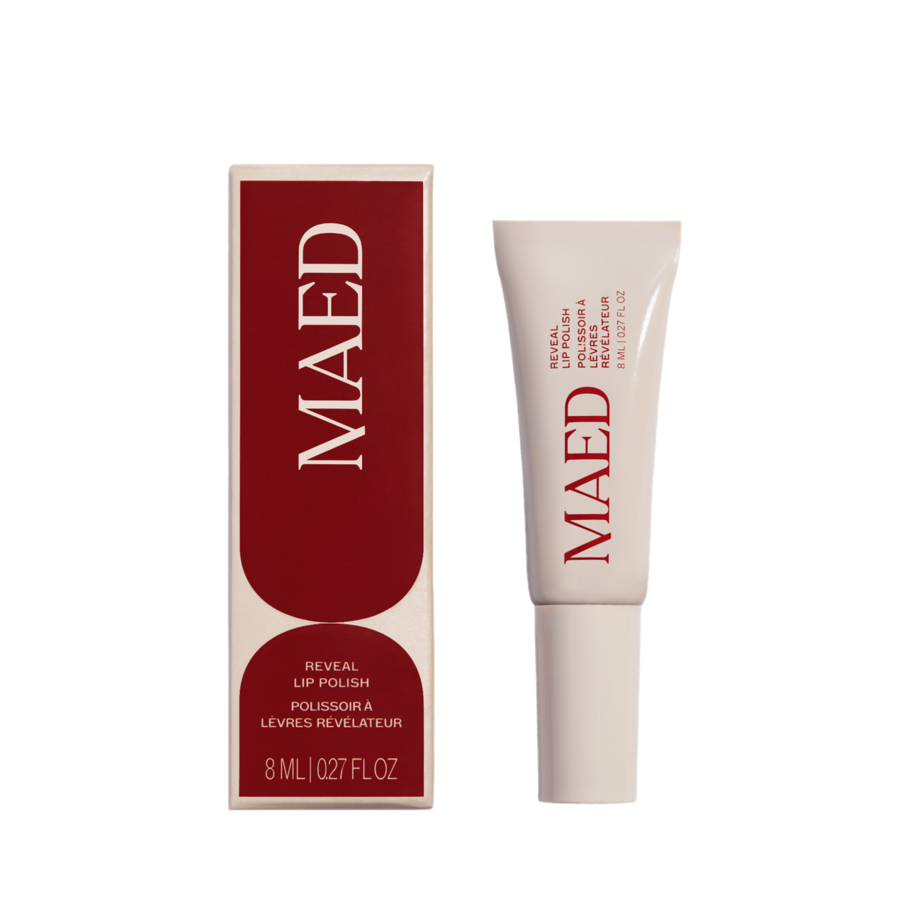 Maed Reveal Exfoliating Lip Polish - exfoliating lip scrub with sugar crystals 8 ml