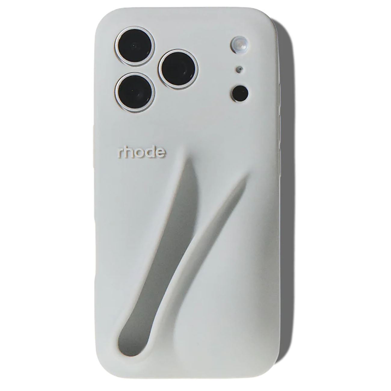 Rhode Lip Case - silikonowe etui na iPhone z uchwytem na błyszczyk, kolory podstawowe