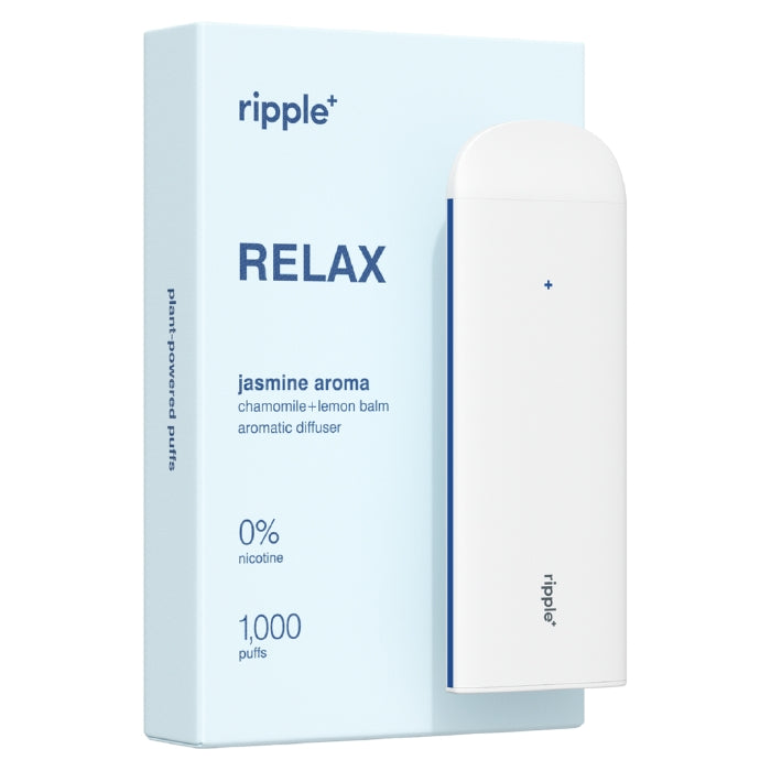 Ripple+ RELAX Lawenda Dyfuzor - aromaterapeutyczny inhalator bez nikotyny z jaśminem i rumiankiem